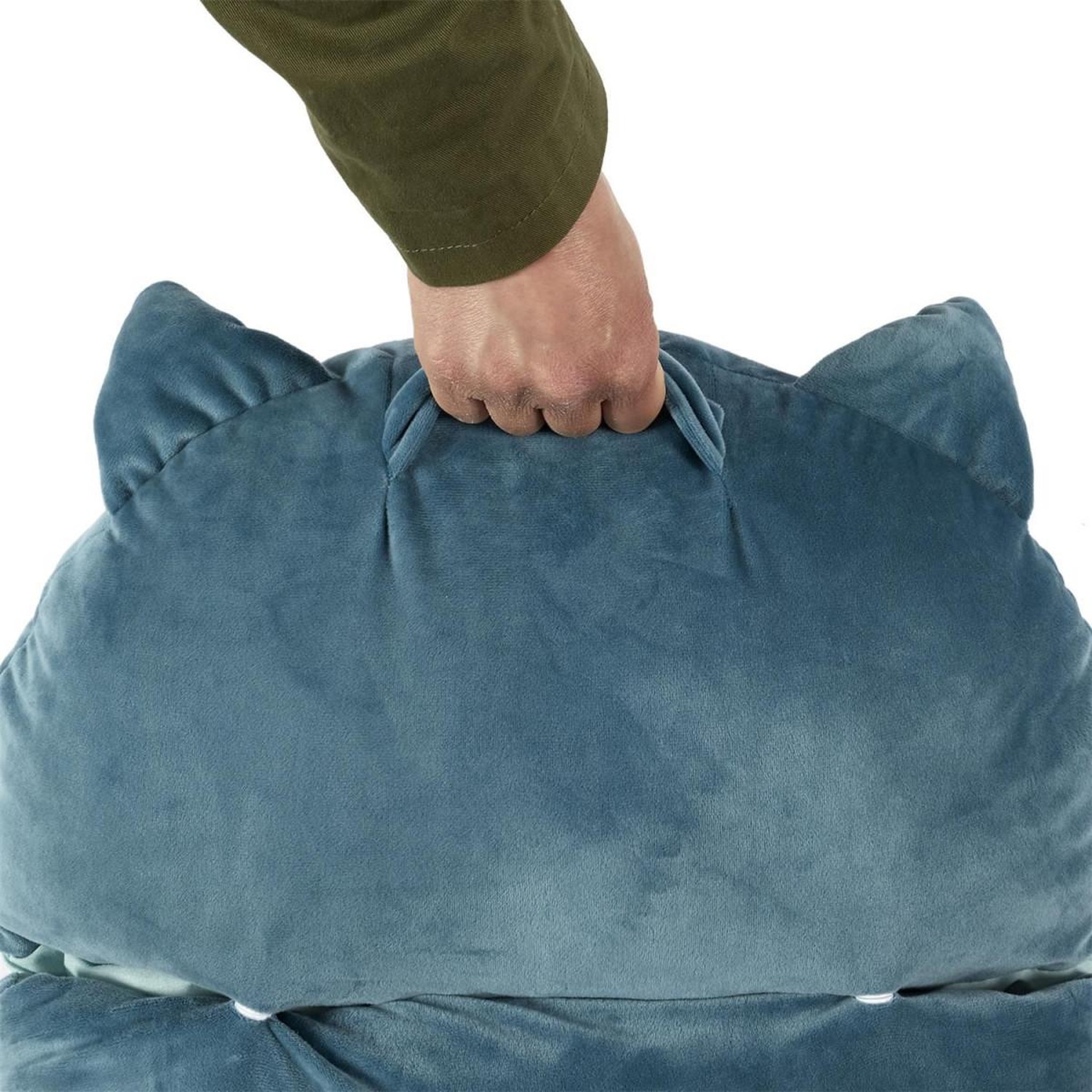 Voir la diapositive 5 : HOME DECO KIDS Sac de Couchage Convertible  Loup  50x130cm Bleu