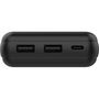 Voir la diapositive 4 : ESSENTIEL B Batterie externe 20000 mAh noir USB-C