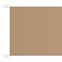 Voir la diapositive 2 : VIDAXL Auvent vertical Taupe 100x1000 cm Tissu oxford