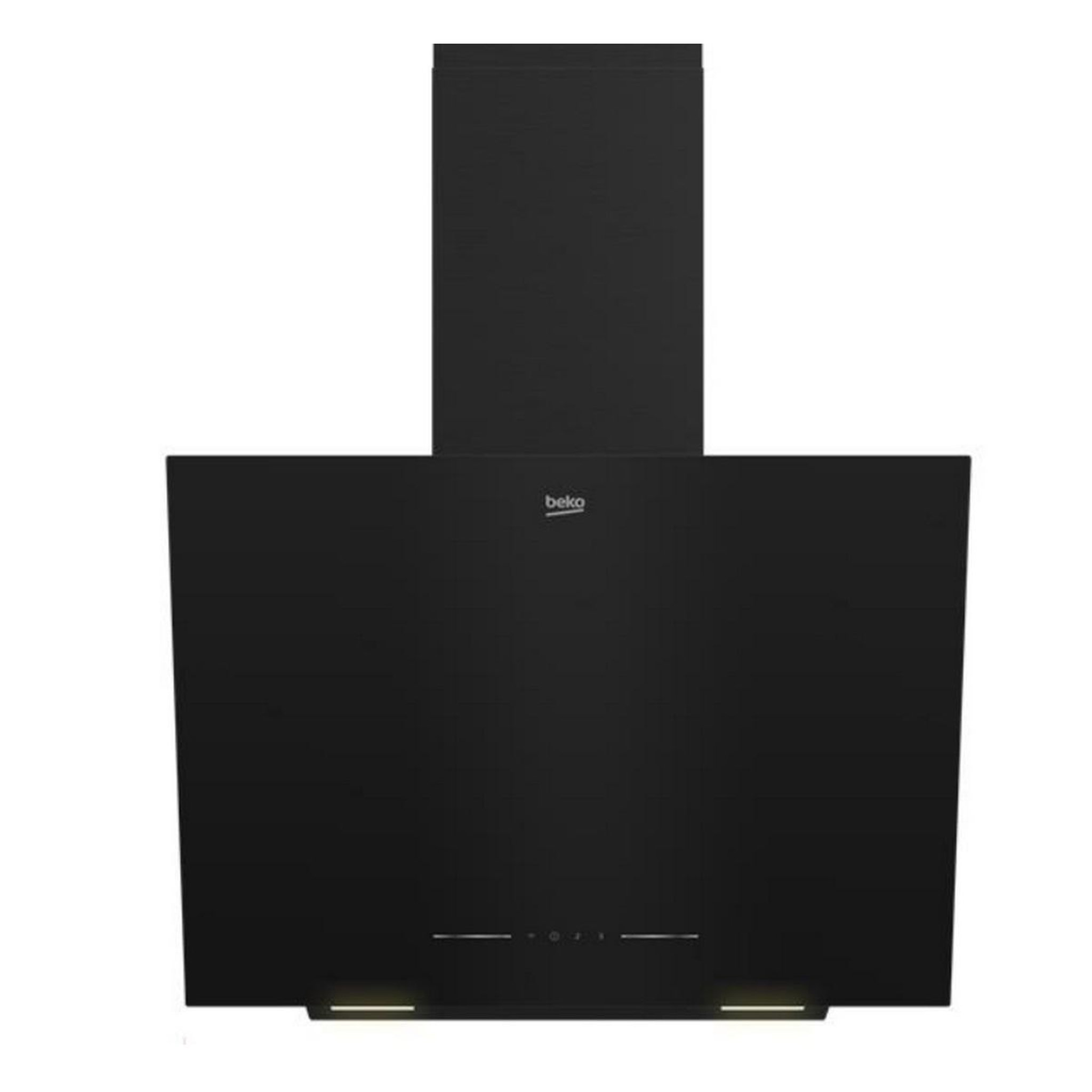 Beko Hotte décorative inclinée 60cm 408m3/h noir - bhca62442bbh