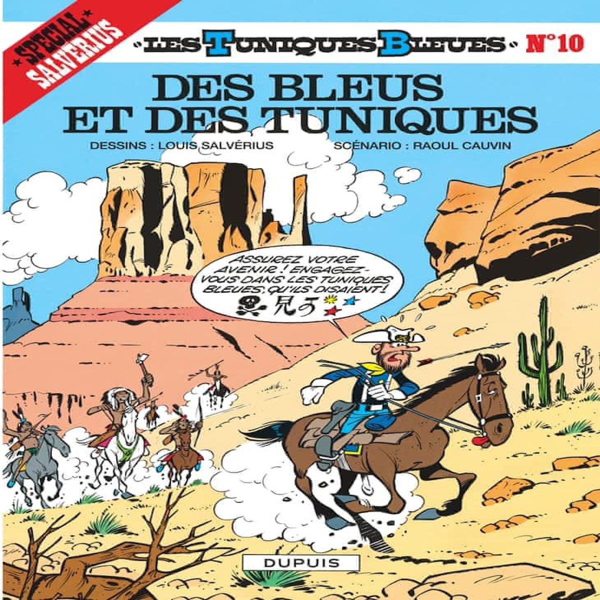 LES TUNIQUES BLEUES TOME 10 : DES BLEUS ET DES TUNIQUES, Cauvin Raoul