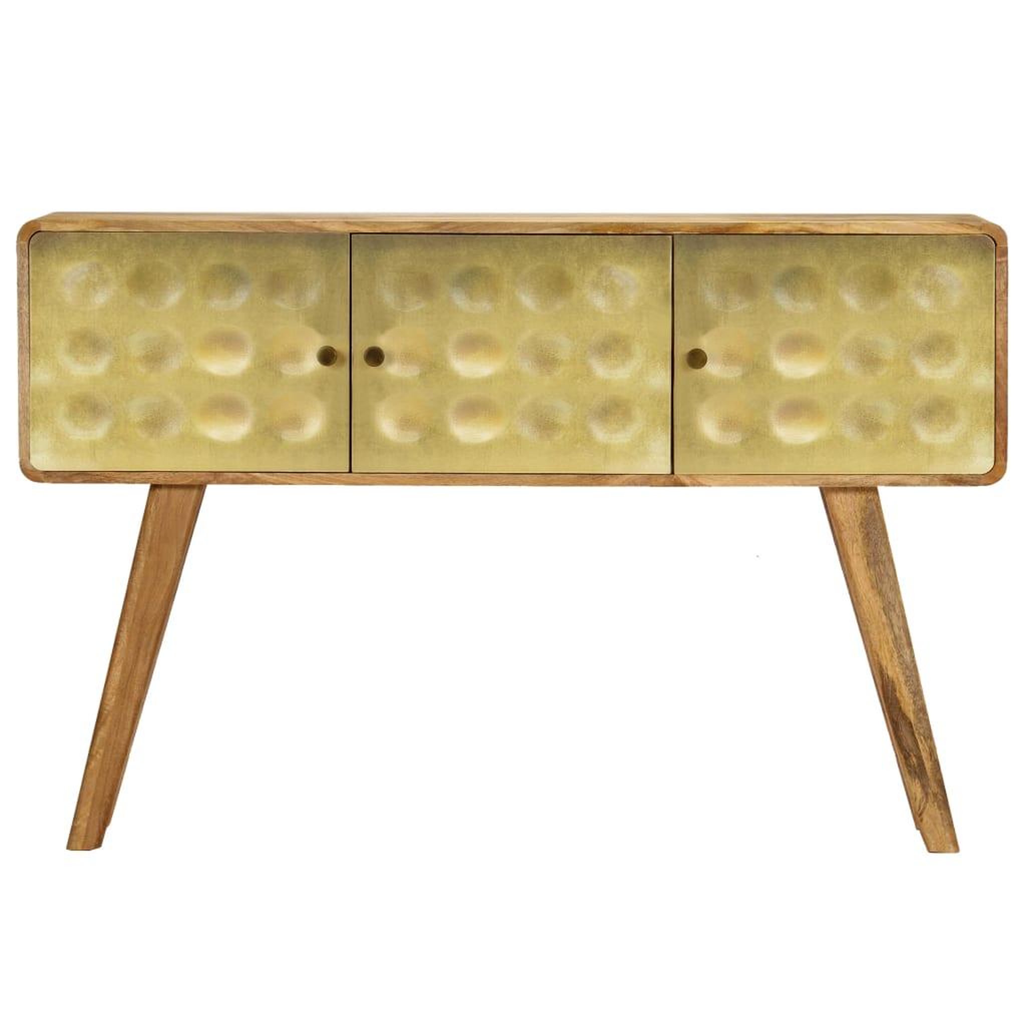 Voir la diapositive 3 : VIDAXL Buffet Bois de manguier massif 120x30x80 cm