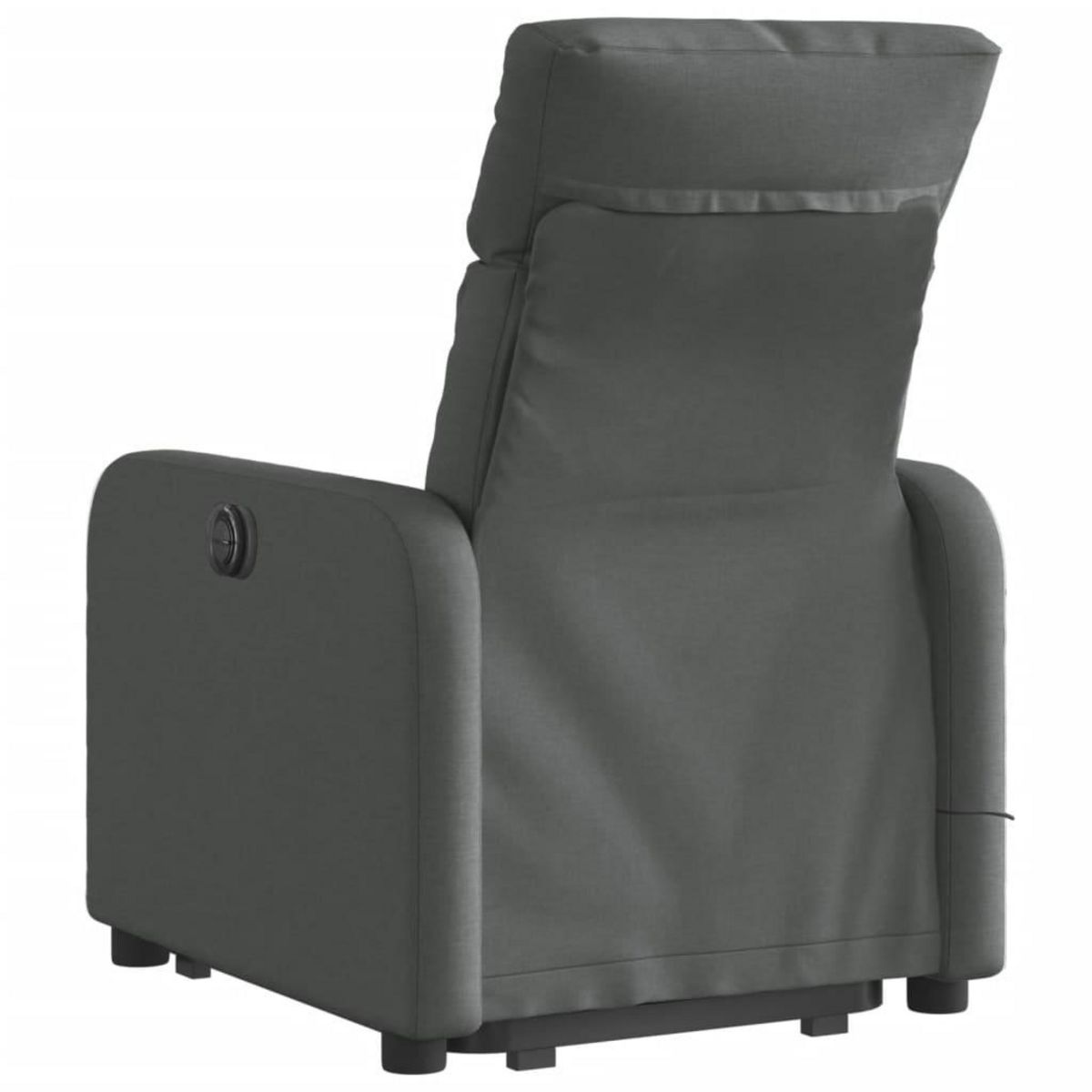 VIDAXL Fauteuil de massage inclinable Gris fonce Tissu