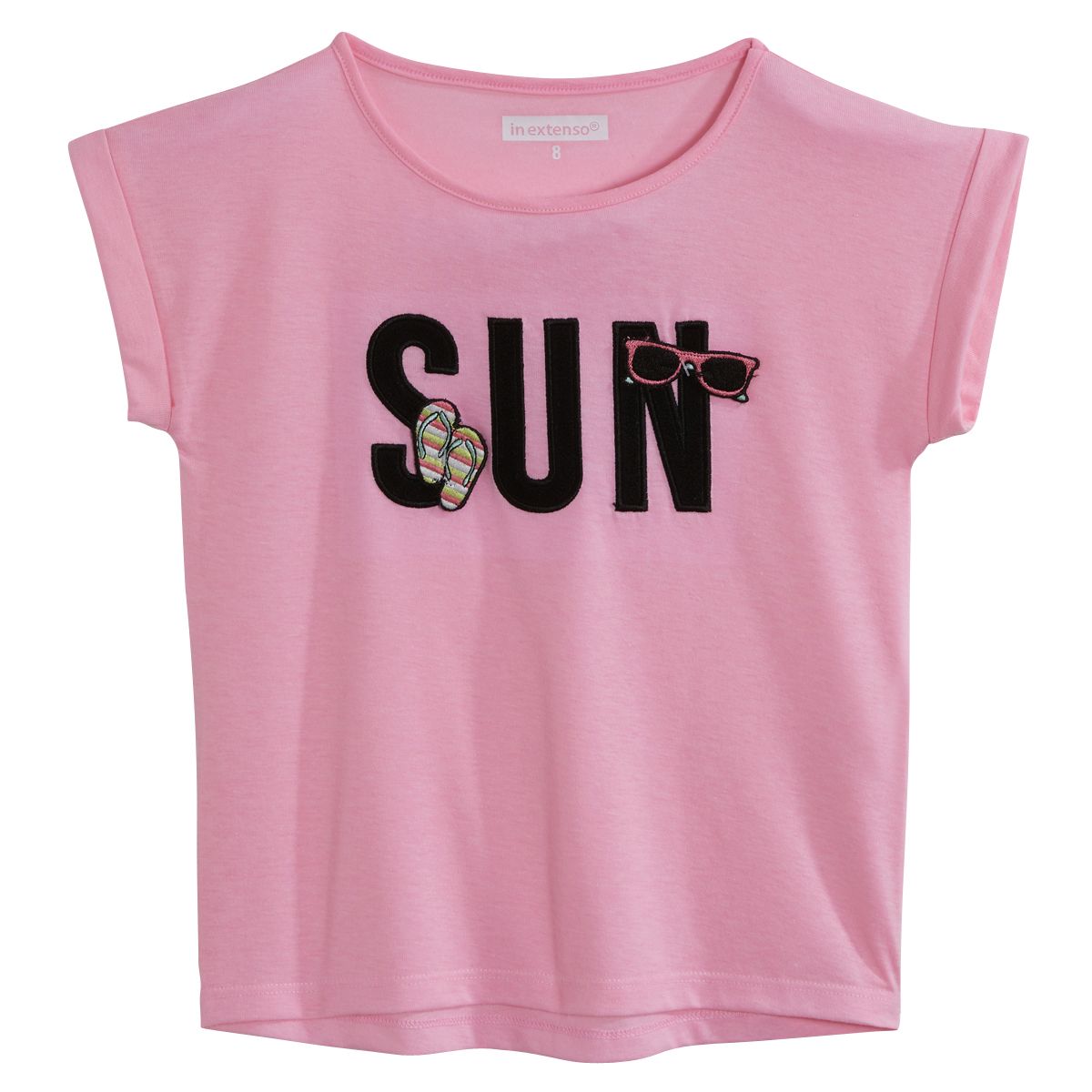 IN EXTENSO T-shirt manches courtes fille