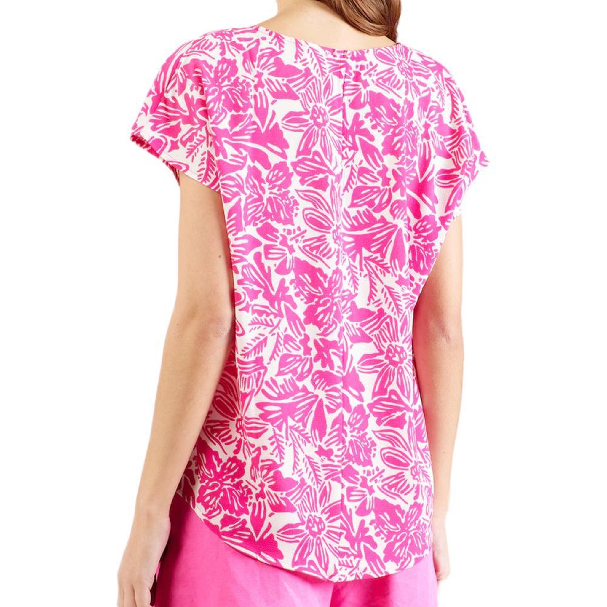Voir la diapositive 2 : JACQUELINE DE YONG Blouse Rose/Blanc à Motifs Femme JDY Piper