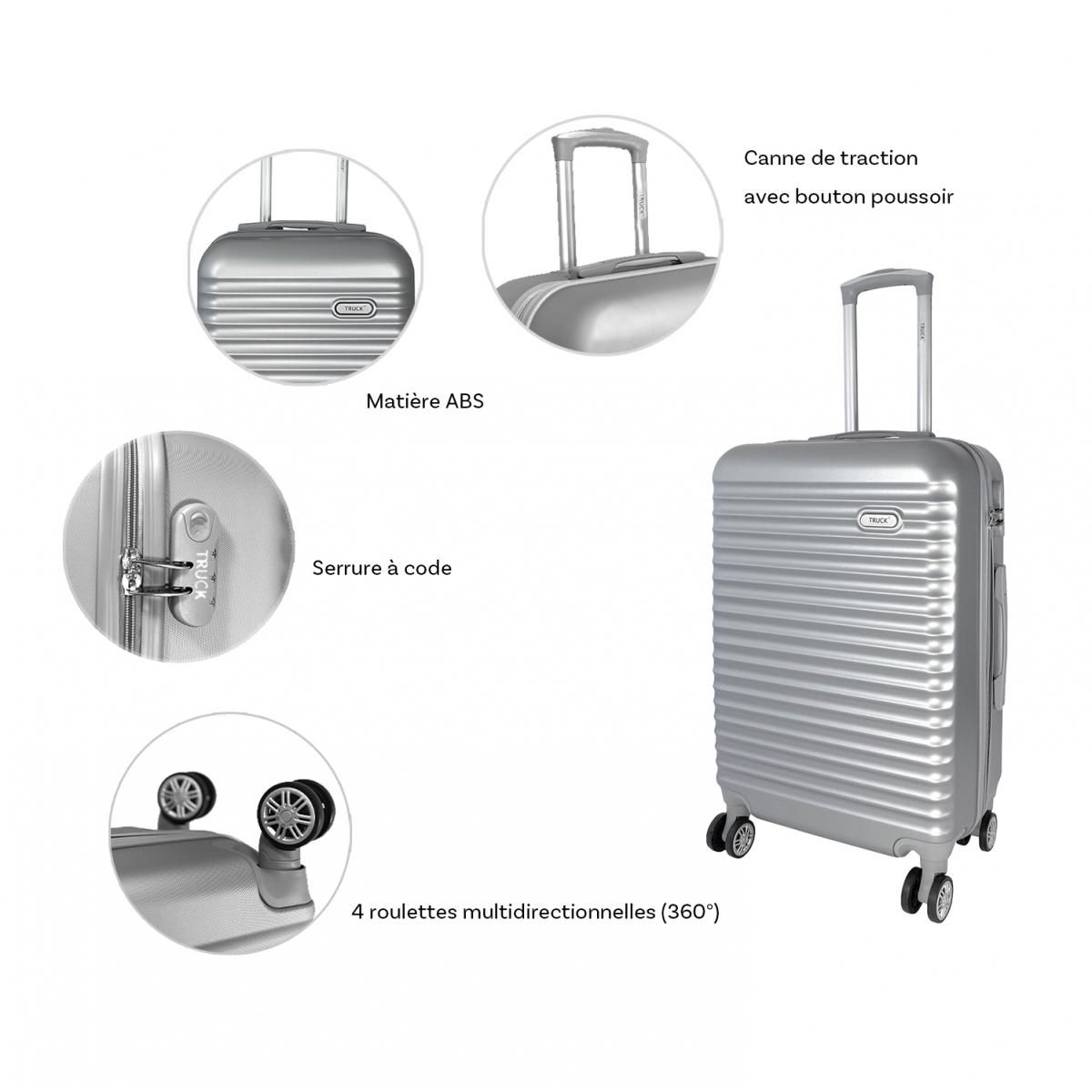 TRUCK Lot 3 valises plus 1 vanity rigides