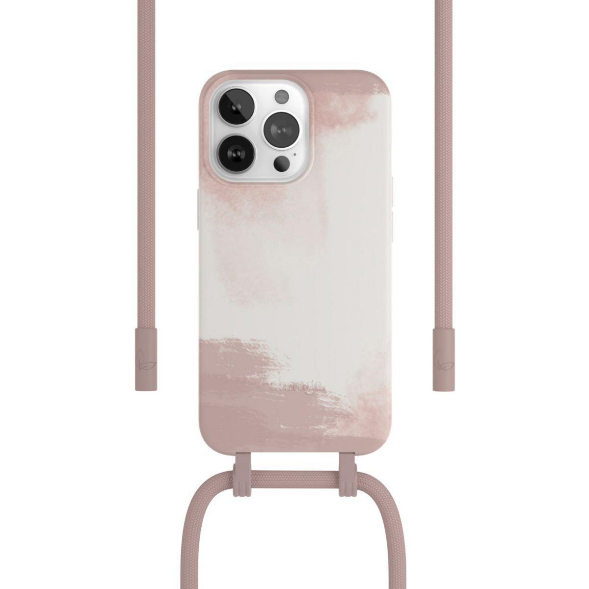 WOODCESSORIES Coque avec cordon iPhone 13 Pro Tour de cou rouge