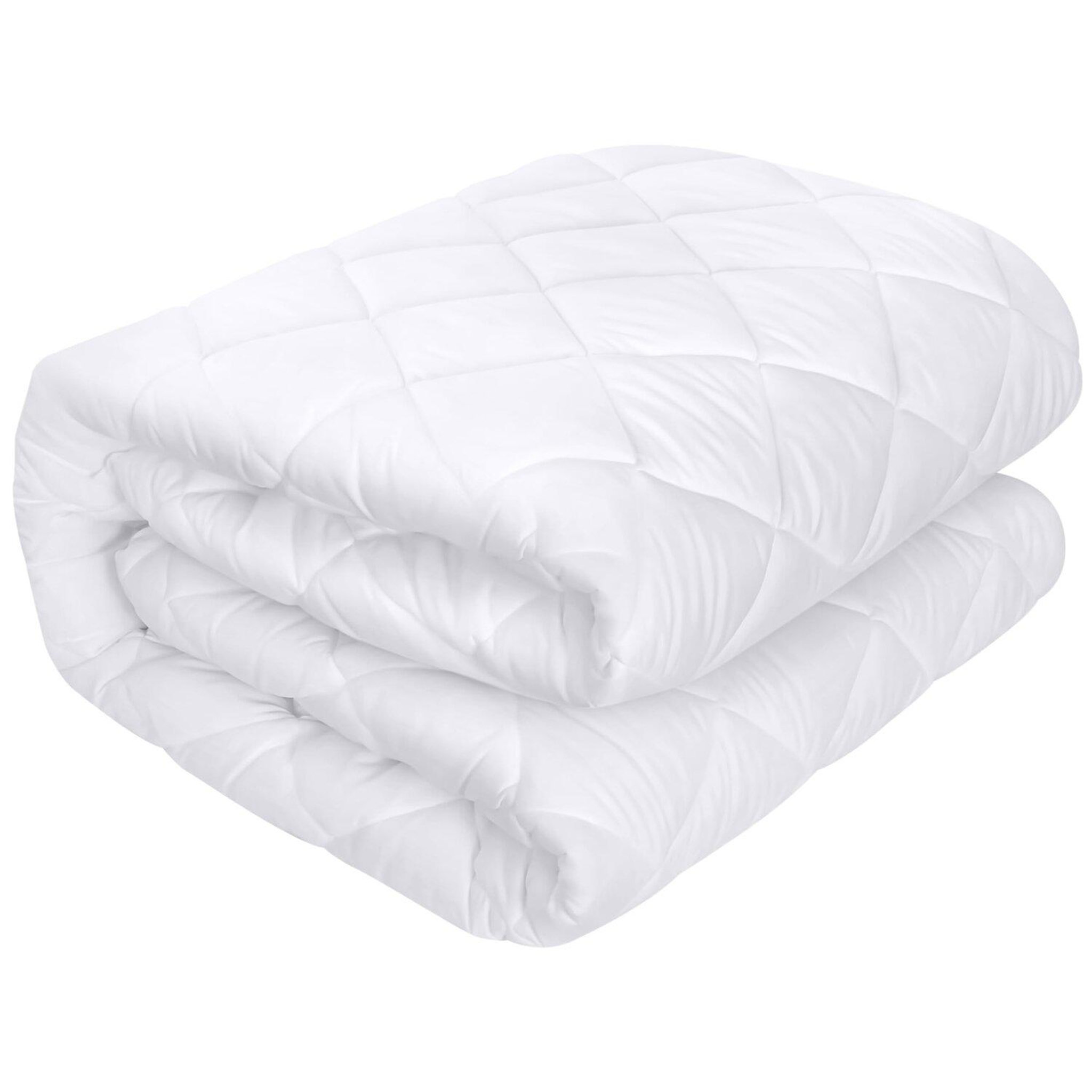 Voir la diapositive 3 : Home collection Protège matelas 100% polyester 205gsm matelasse / respirant