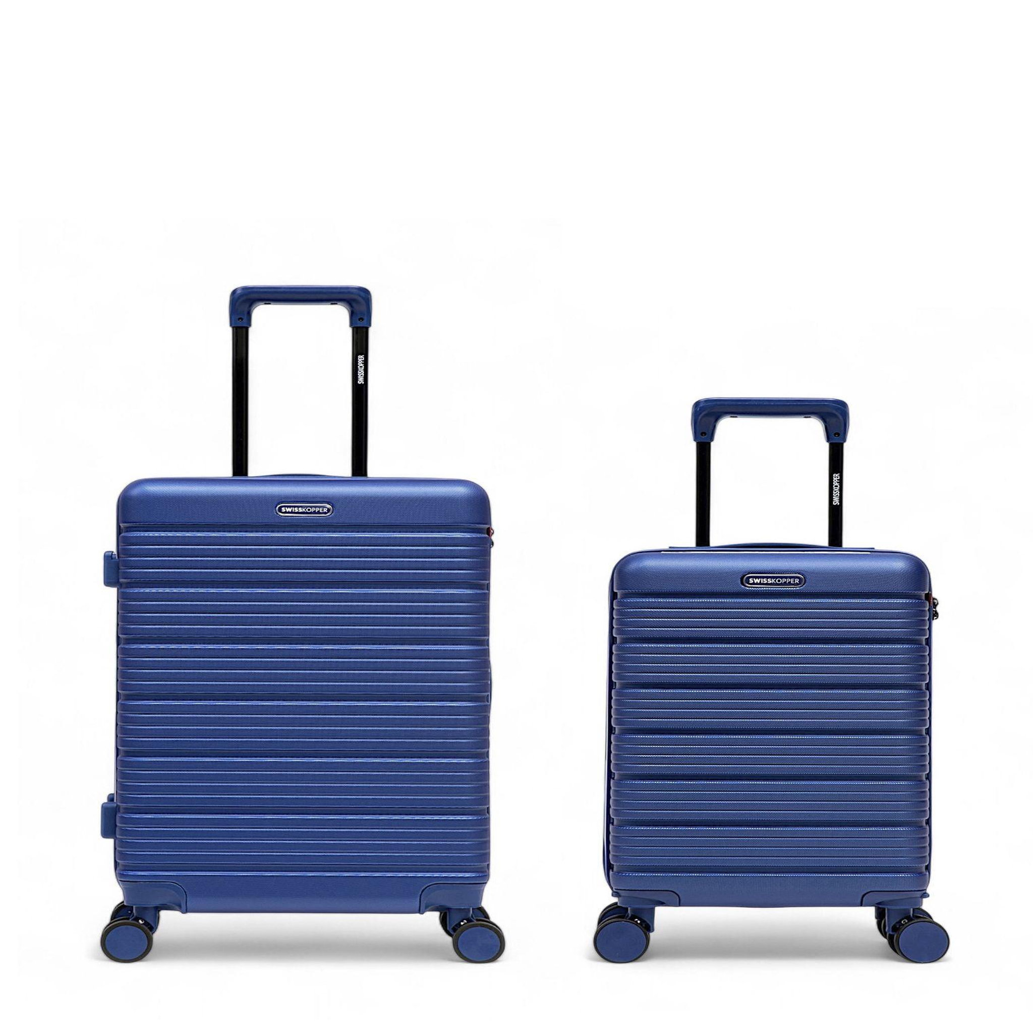 SWISS KOPPER Lot de 2 Valises Rigides Taille Moyenne et Cabine XS LUGANO
