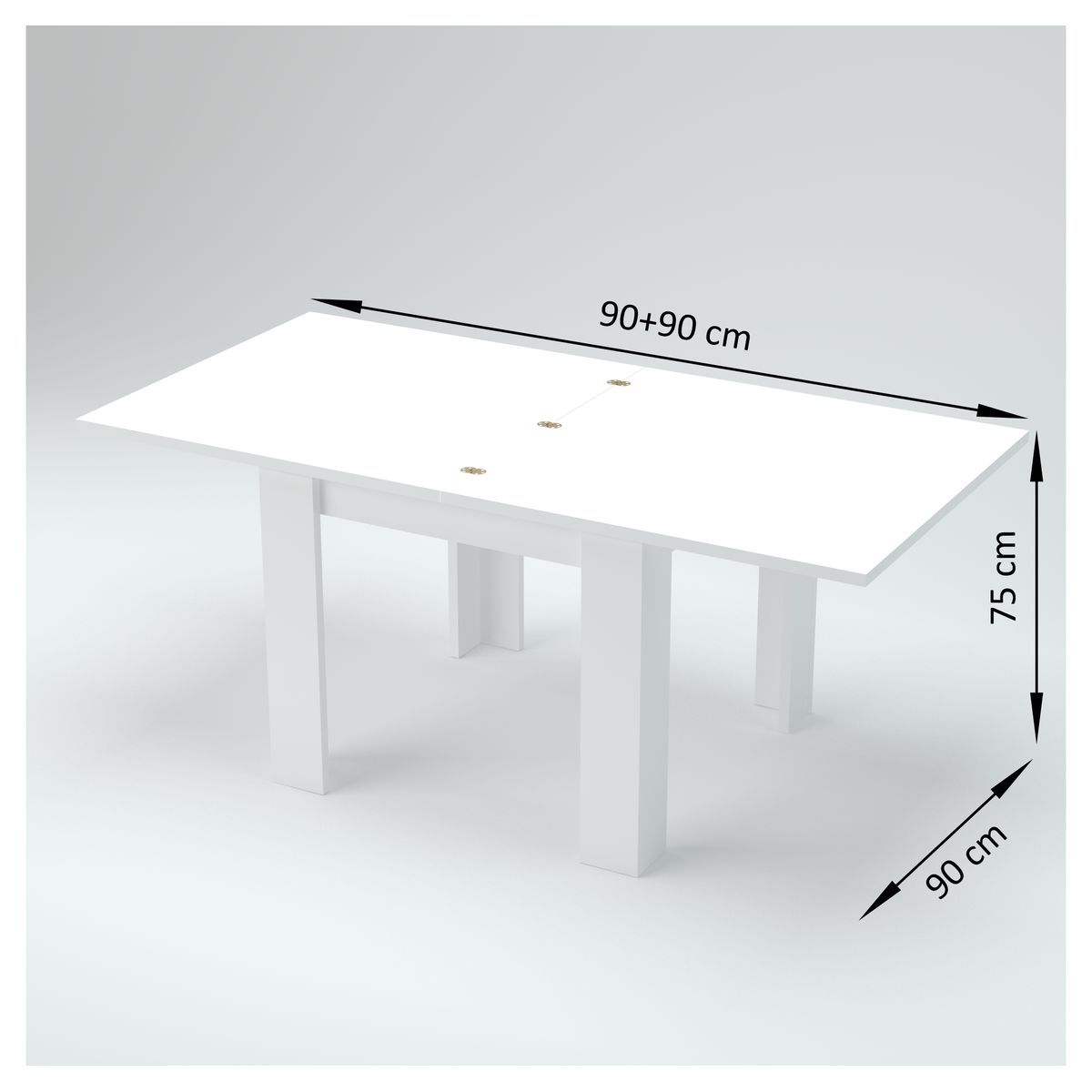 Table de séjour salle à manger extensible L90-180cm OSTUNI