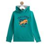 Voir la diapositive 1 : IN EXTENSO Sweat col snood panthère garçon