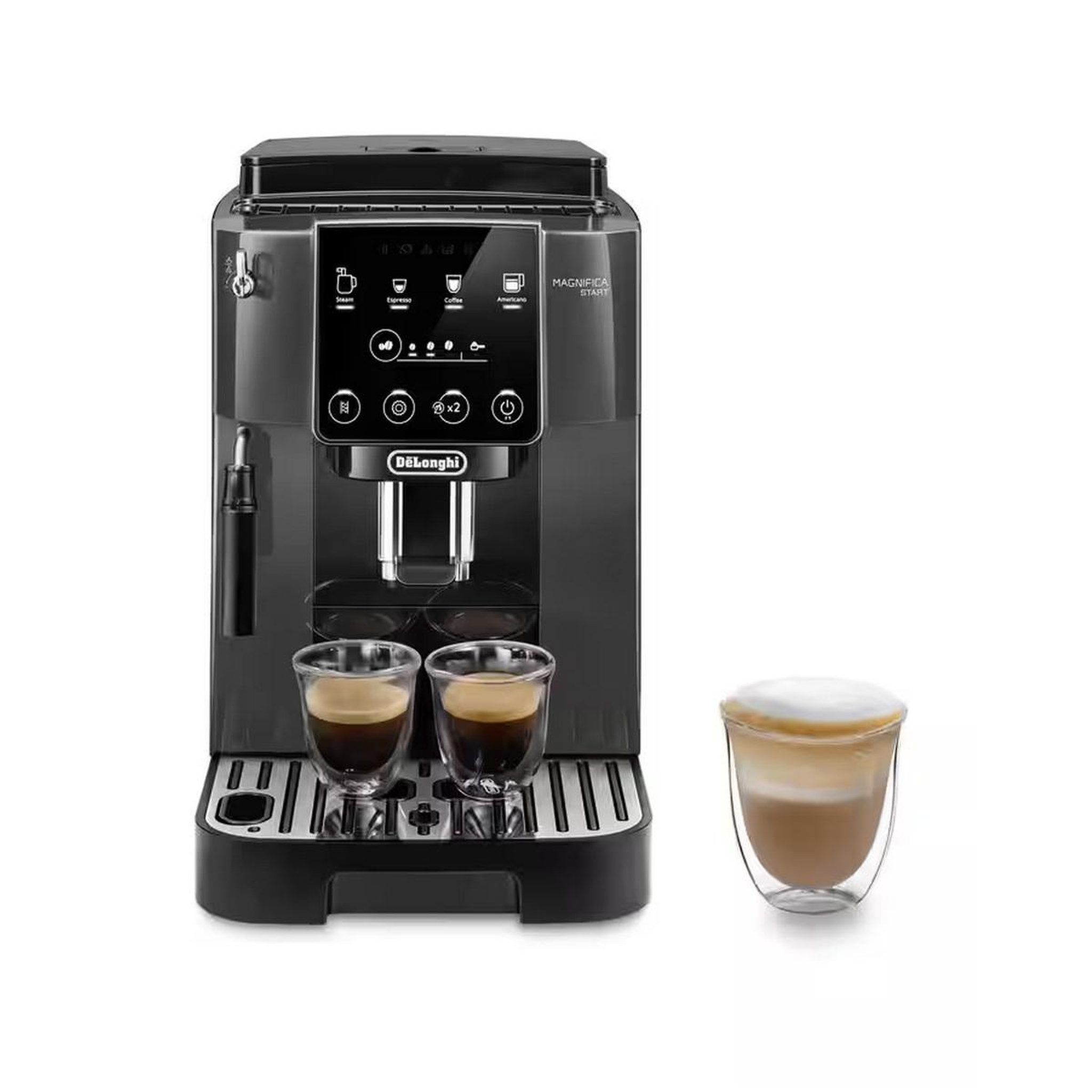 DELONGHI Robot café avec broyeur 15 bars noir - ecam22022gb