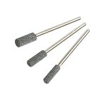 WOLFCRAFT Wolfcraft - 3 Meules Abrasives Sur Tige Pour Affûter Chaines De Tronçonneuse - 2175000