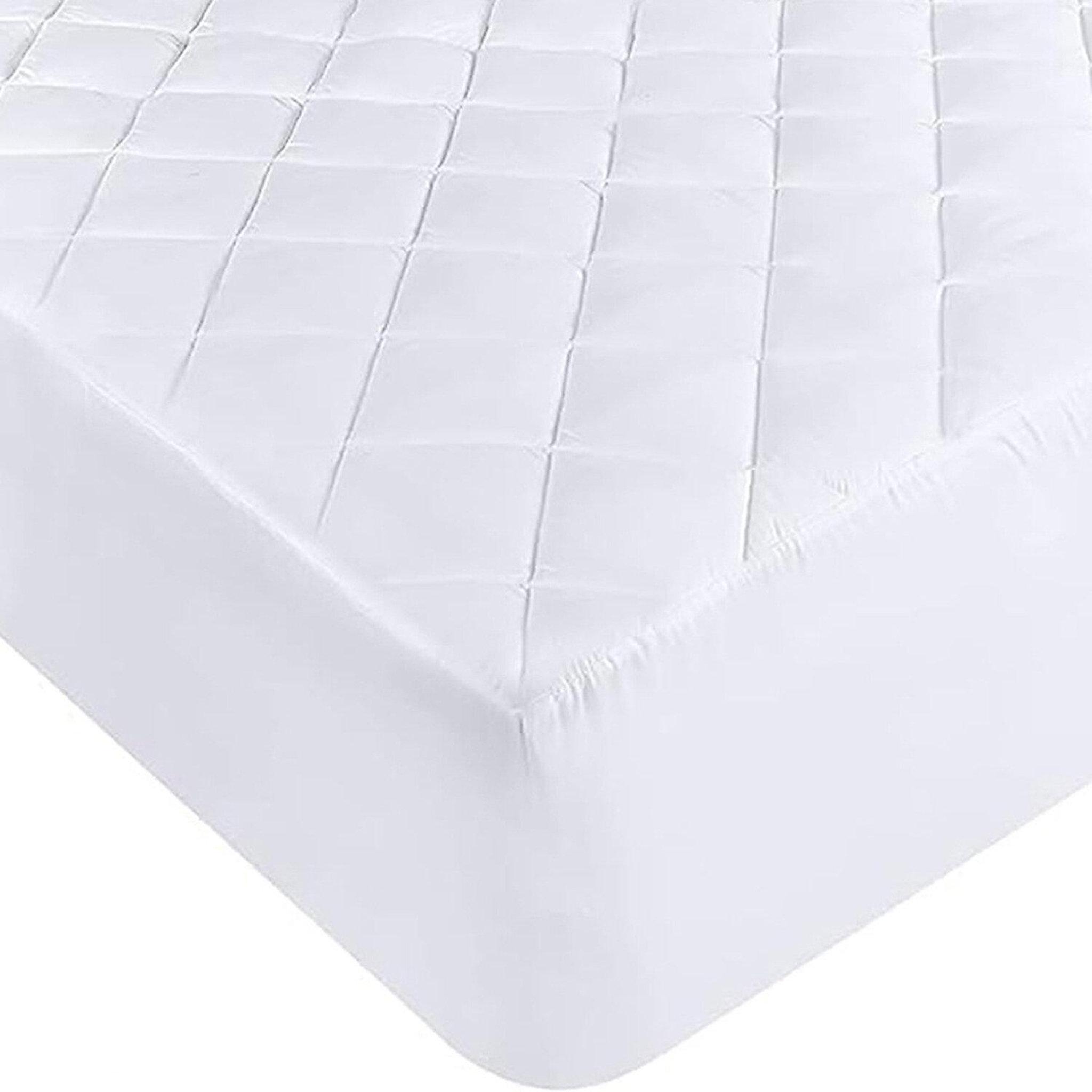 Voir la diapositive 1 : Les Ateliers du Linge Protège matelas 100%polyester 75gsm quilte waterp