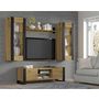 Voir la diapositive 3 : BEST MOBILIER Pedro - meuble tv - 158 cm
