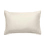 Voir la diapositive 1 : FUTURE HOME Taie d'oreiller en coton 57 fils unie