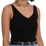 JACQUELINE DE YONG Débardeur en Maille Noir Femme JDY NANNA. Coloris disponibles : Noir