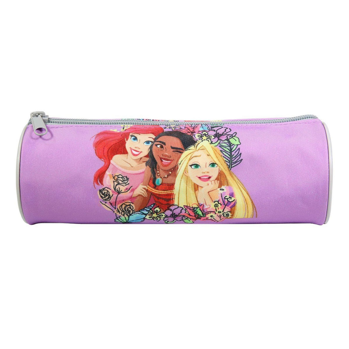Bagtrotter BAGTROTTER Trousse scolaire ronde Disney Princesses Violette