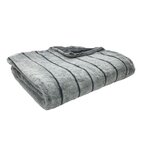 ACTUEL Plaid effet fausse fourrure 400 GSM. Coloris disponibles : Gris, Beige