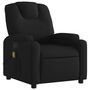 Voir la diapositive 4 : VIDAXL Fauteuil de massage inclinable electrique Noir Tissu