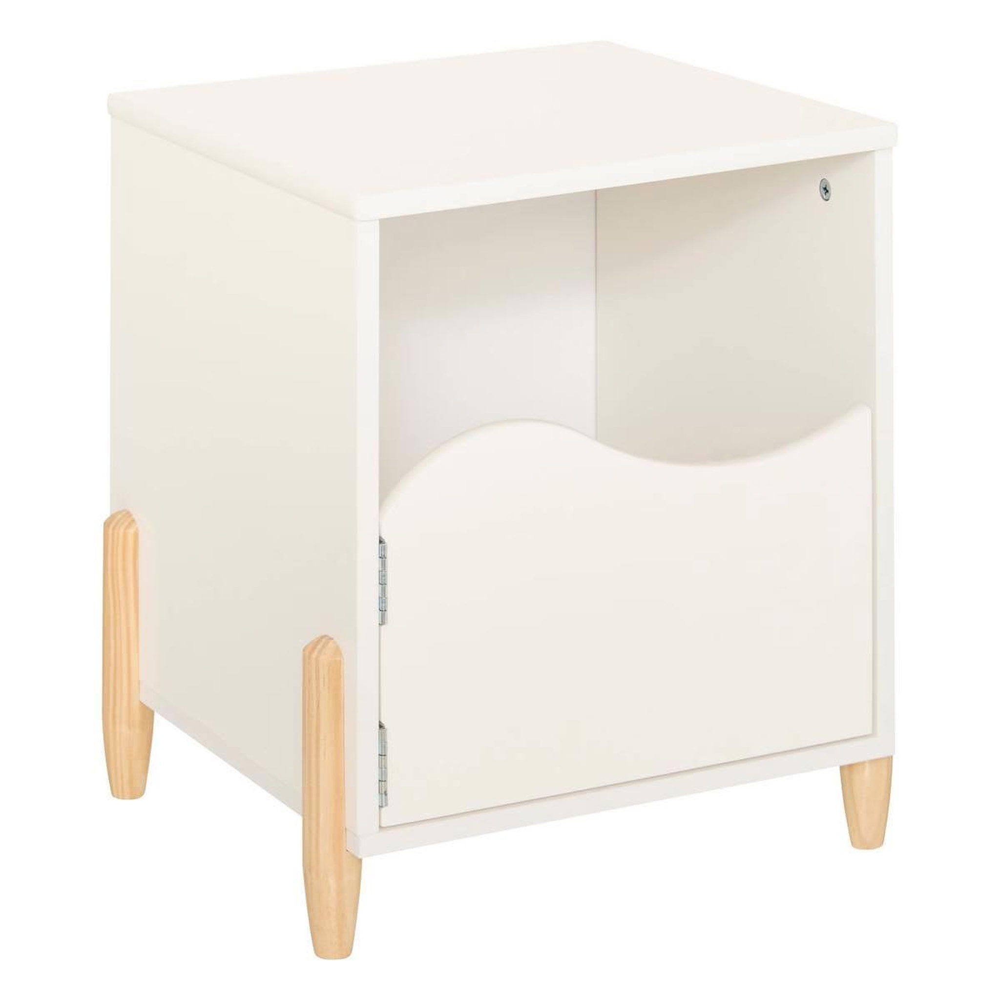 Atmosphera Kids Table de chevet enfant  douceur  40cm blanc