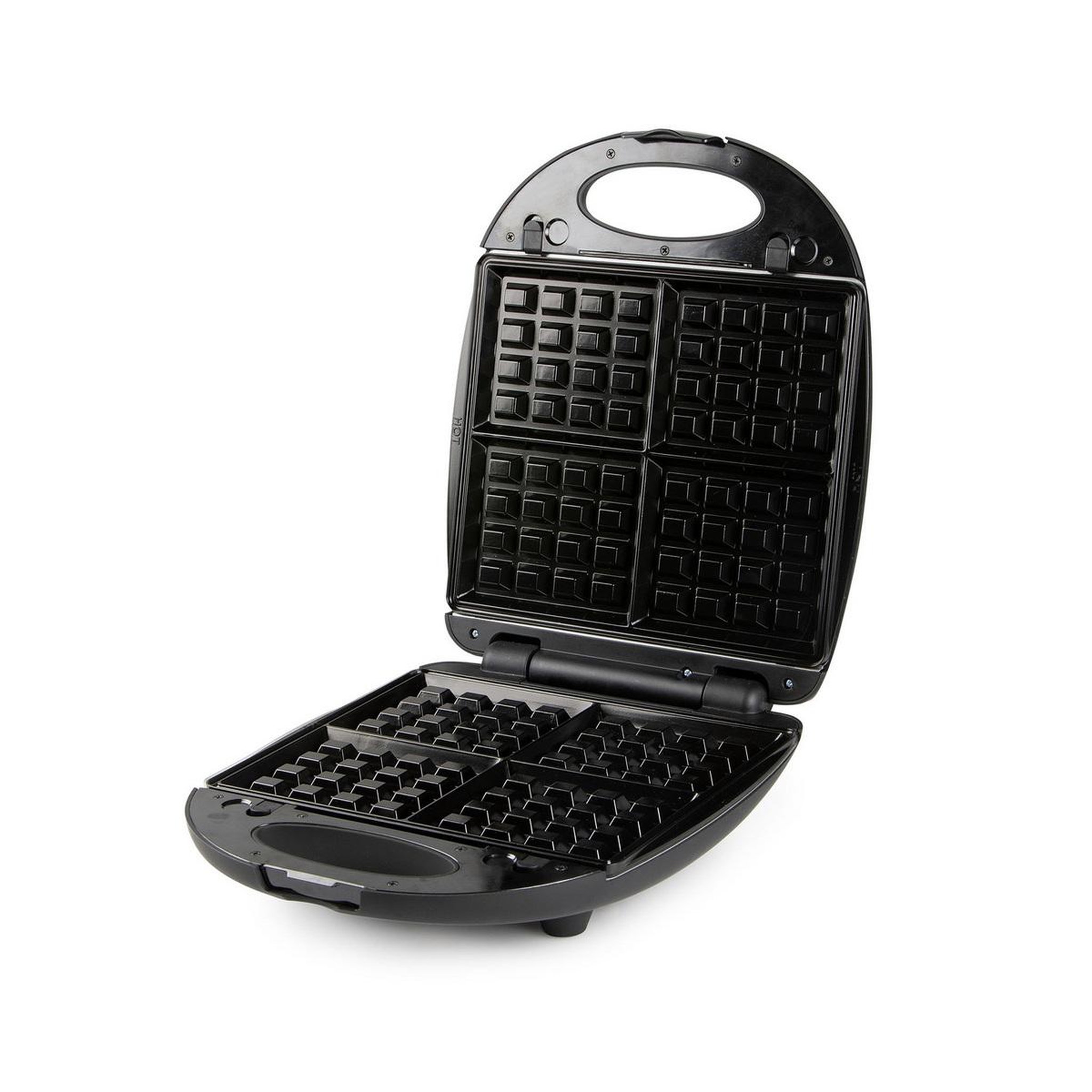 Voir la diapositive 2 : Domo Croques gaufre 2 plaques 1200w - DO9295C