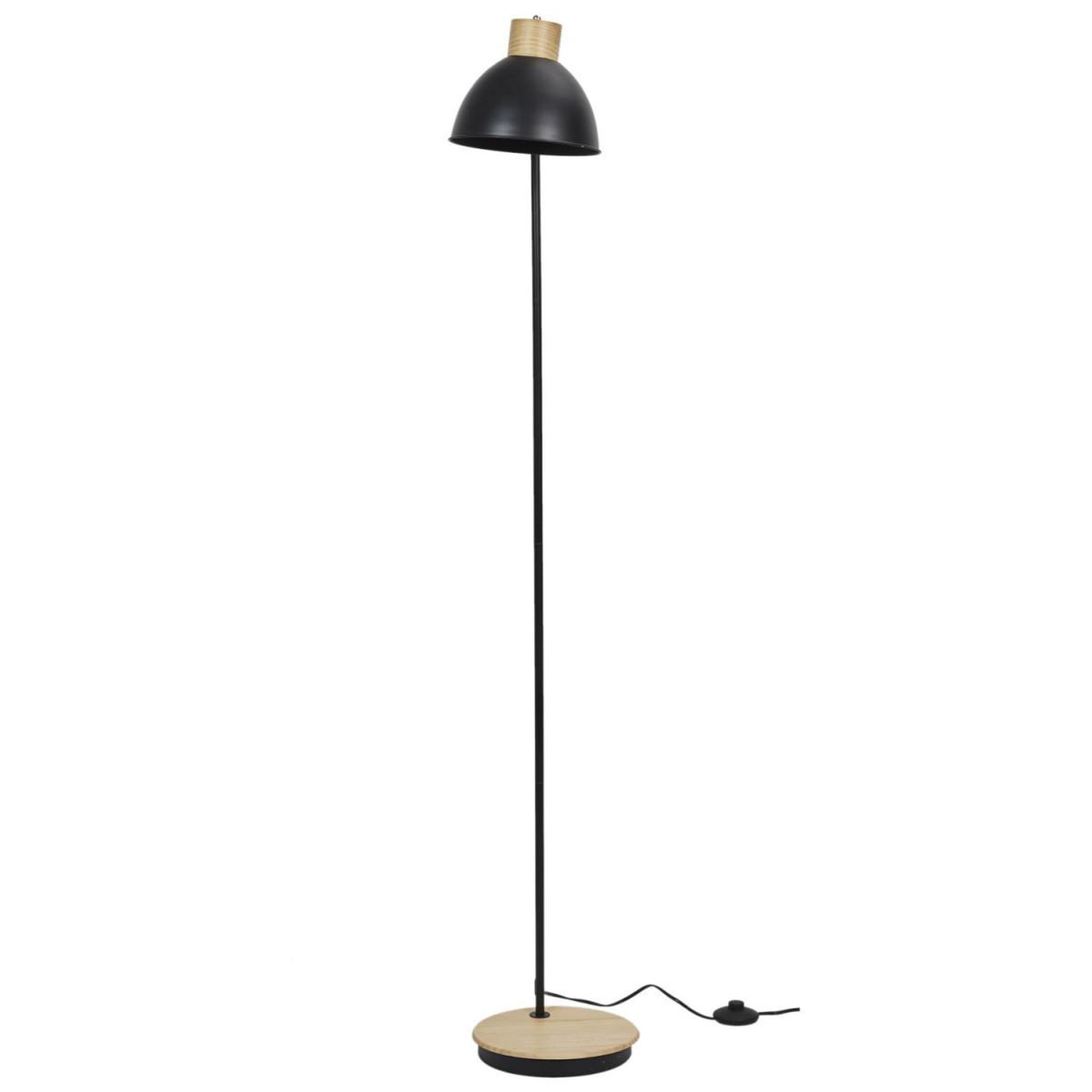 Voir la diapositive 2 : The Home Deco Factory Lampadaire industriel  jarred  145cm noir