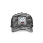 Voir la diapositive 2 : CAPSLAB Casquette trucker premium en sergé de coton Rick & Morty Black Camo
