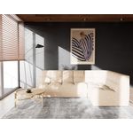 LISA DESIGN Alya - canapé modulable d'angle réversible 4 places en simili. Coloris disponibles : Noir, Orange, Marron, Beige