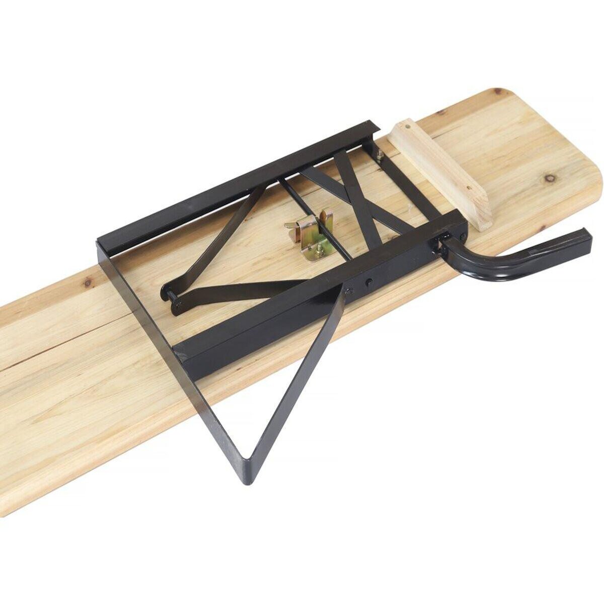 Habitat et Jardin Salon de jardin set brasserie en bois avec dossier  Lisbonne  - 180 cm - Marron