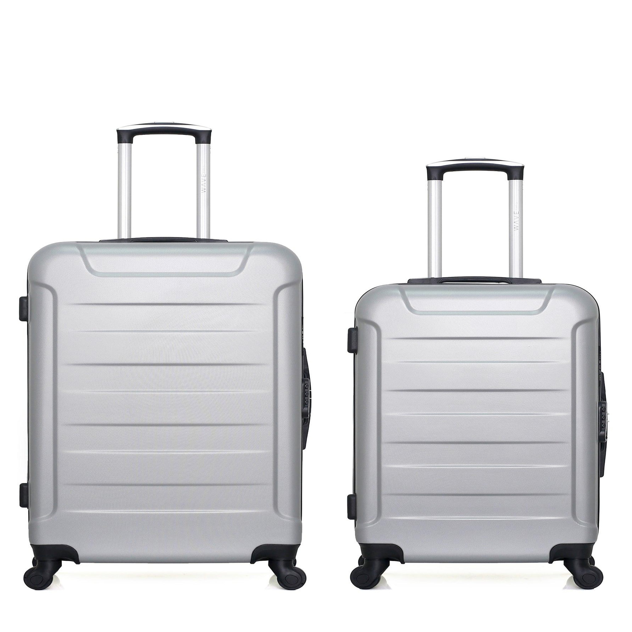 WAVE PARIS Wave paris - lot de 2 - valise grand format et valise weekend elbe
