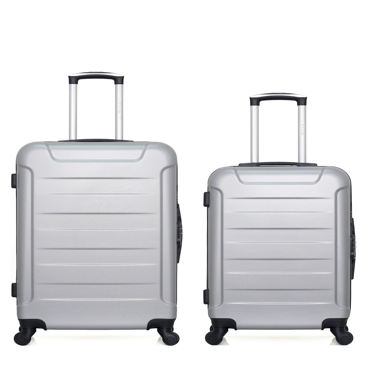 WAVE PARIS WAVE PARIS - Lot de 2 - Valise grand format et valise weekend ELBE