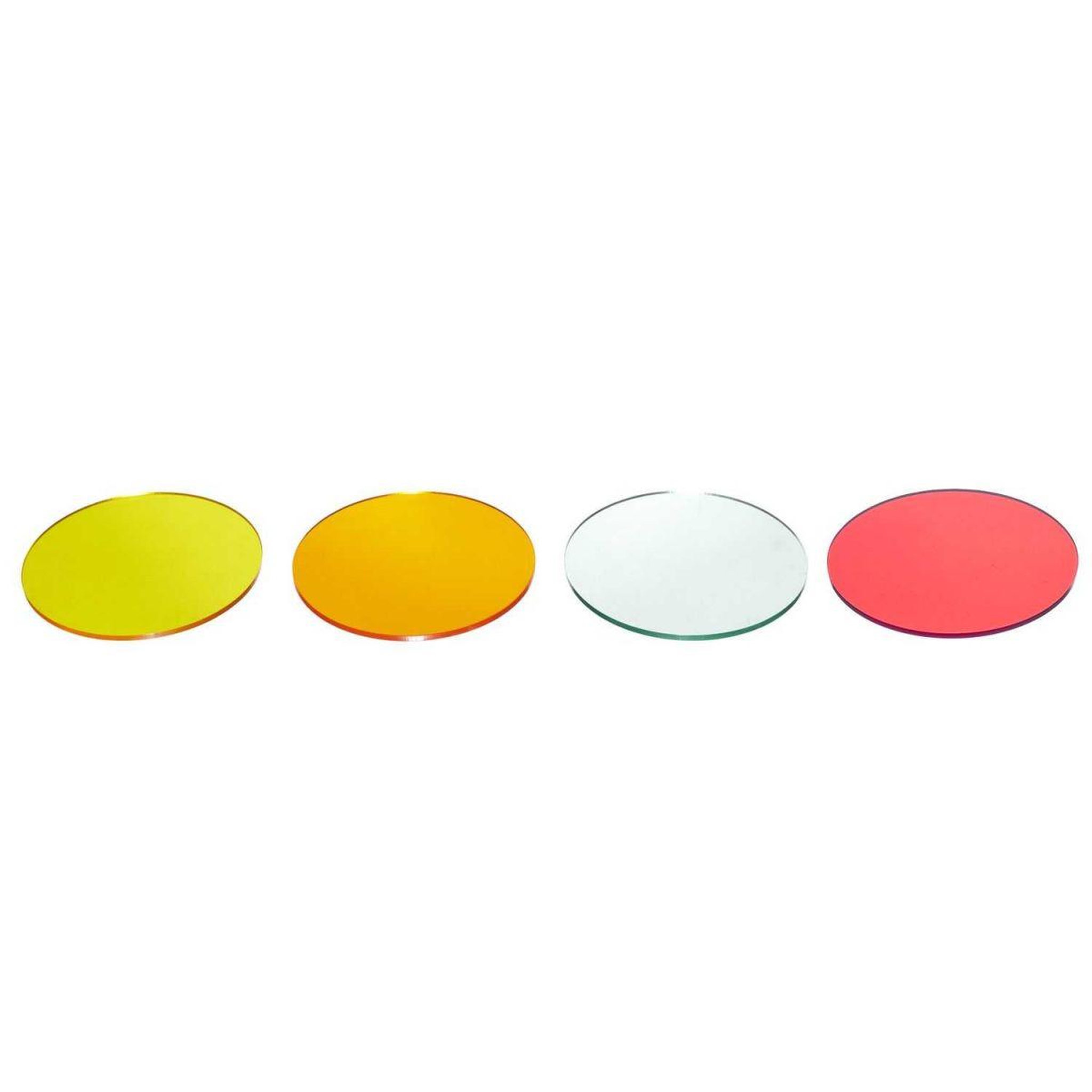 The Home Deco Factory Lot de 4 dessous de verre  colores  10cm multicolore