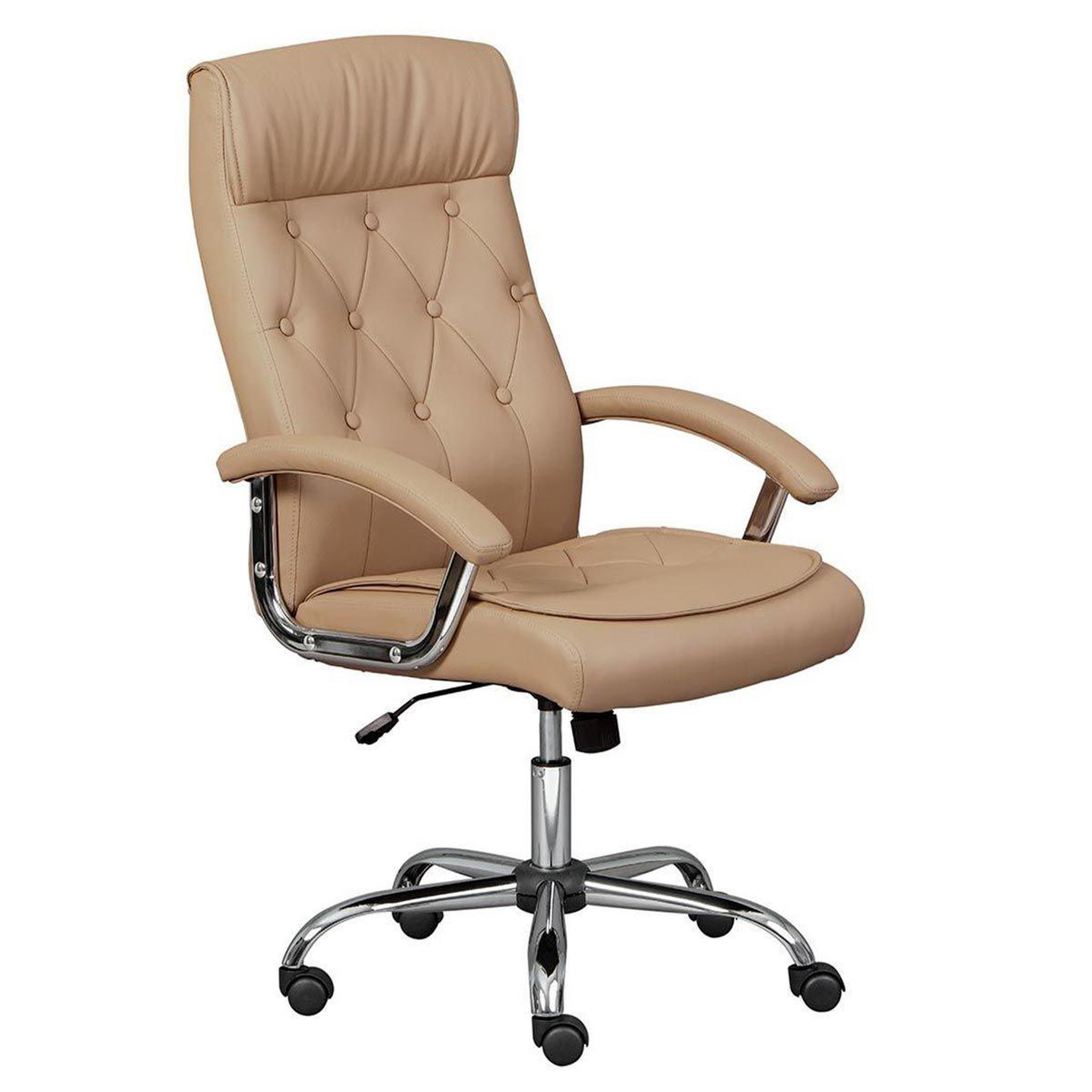 Voir la diapositive 1 : INTERLINK Fauteuil de bureau pivotant  ariana  114-124cm beige