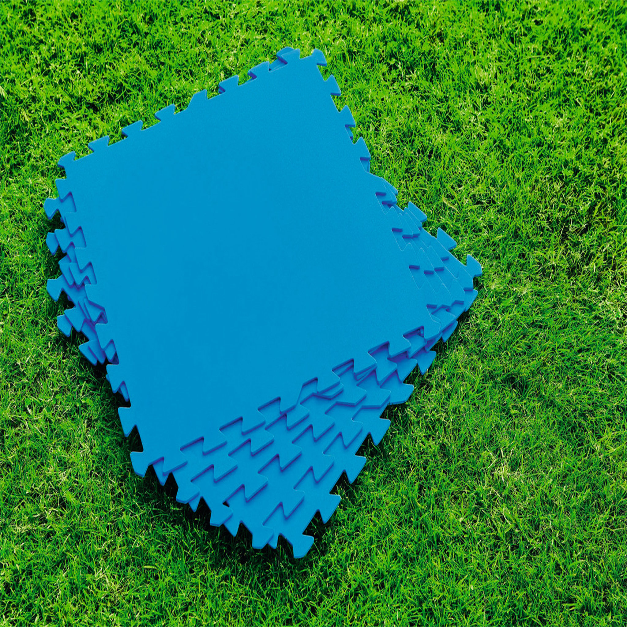 BESTWAY Lot de 9 Tapis de protection pré formés 50x50cm