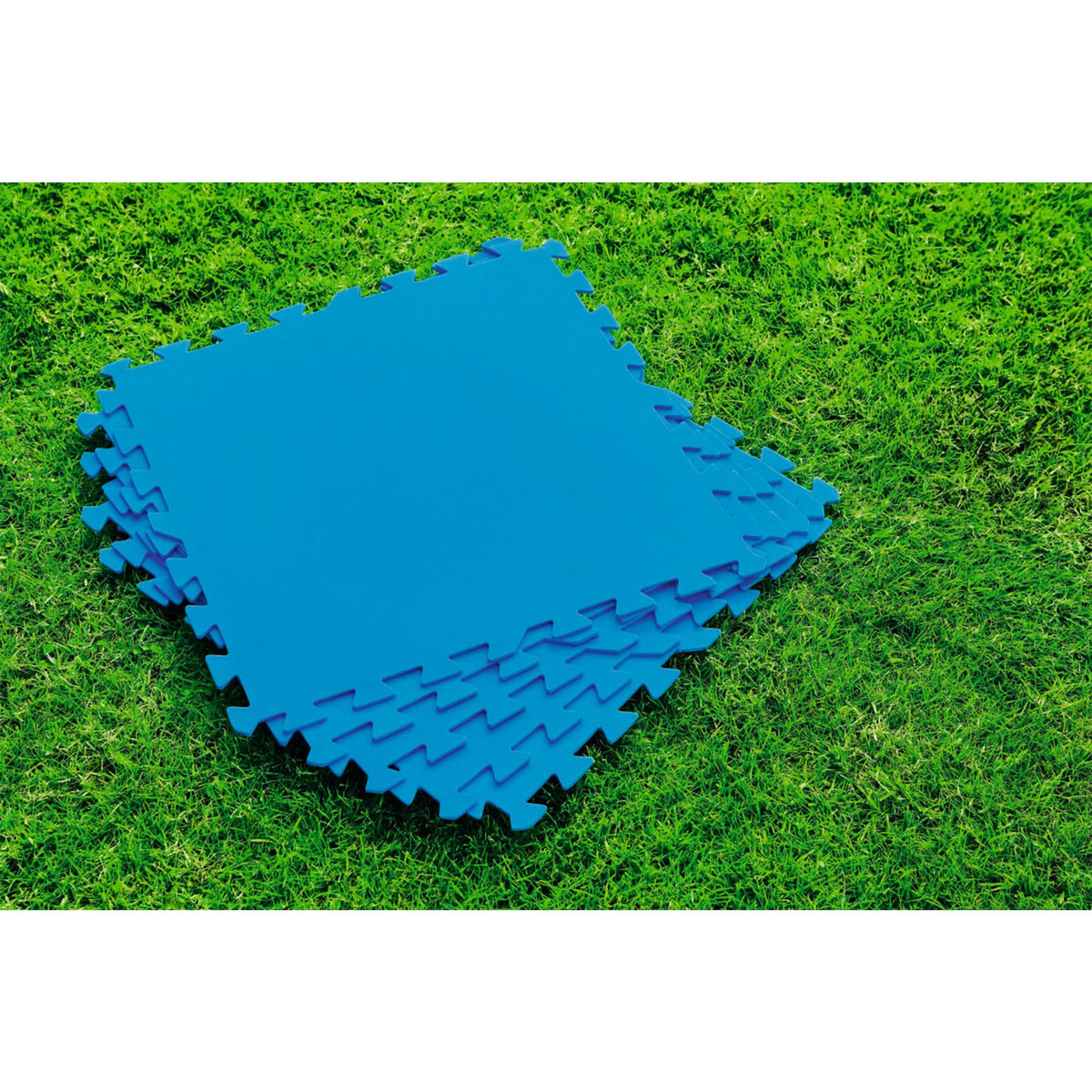 BESTWAY Lot de 9 Tapis de protection pré formés 50x50cm