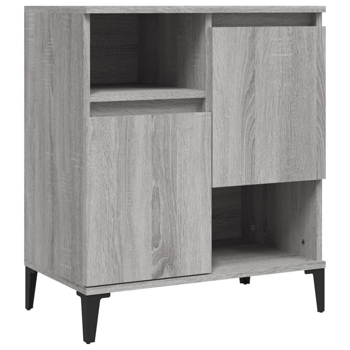 VIDAXL Buffet Sonoma gris 60x35x70 cm Bois d'ingenierie