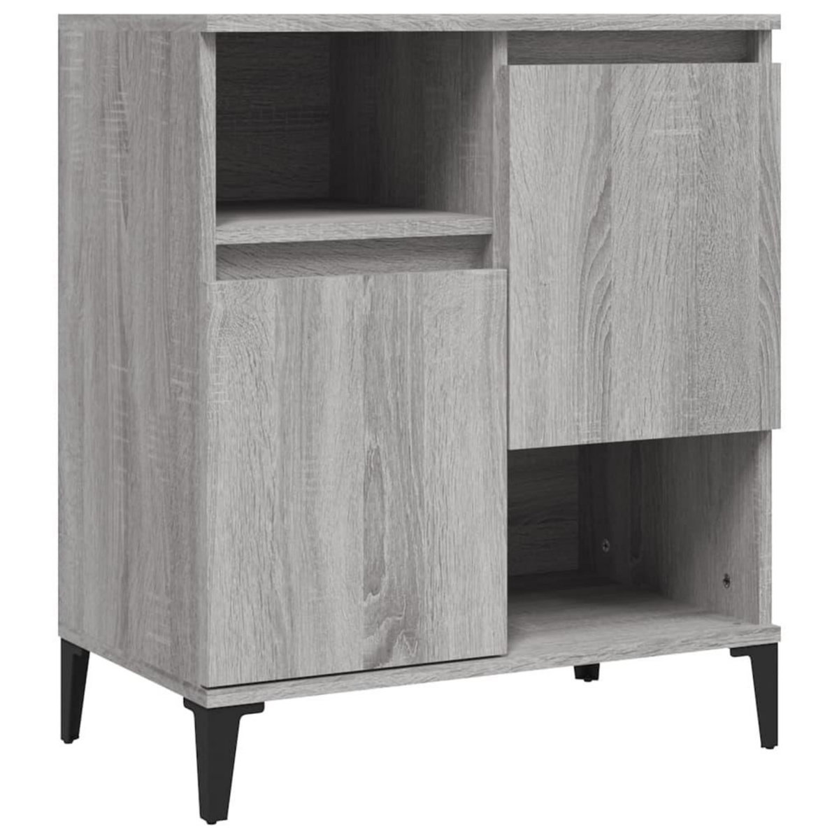 VIDAXL Buffet Sonoma gris 60x35x70 cm Bois d'ingenierie