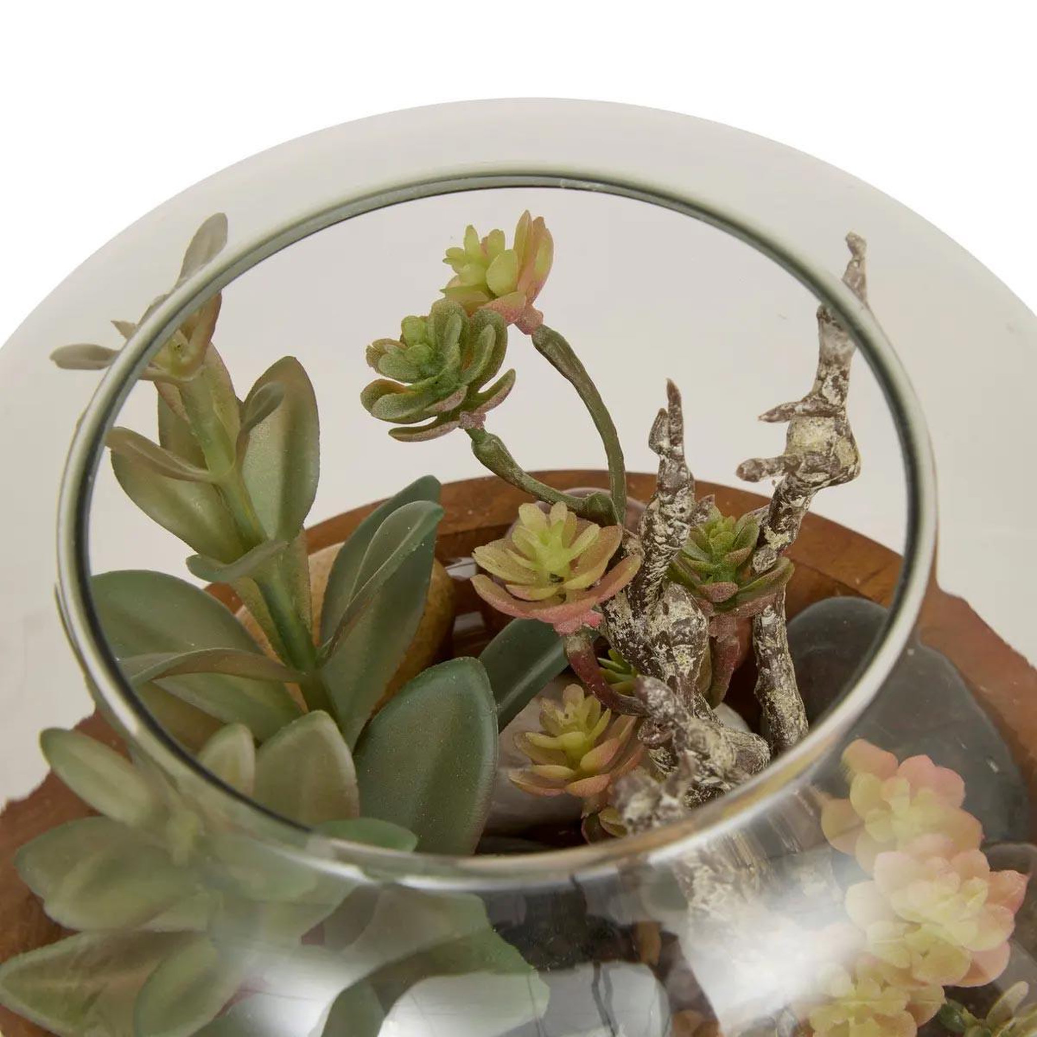 Voir la diapositive 2 : ATMOSPHERA Terrarium de plantes artificielles  wonj  15cm multicolore
