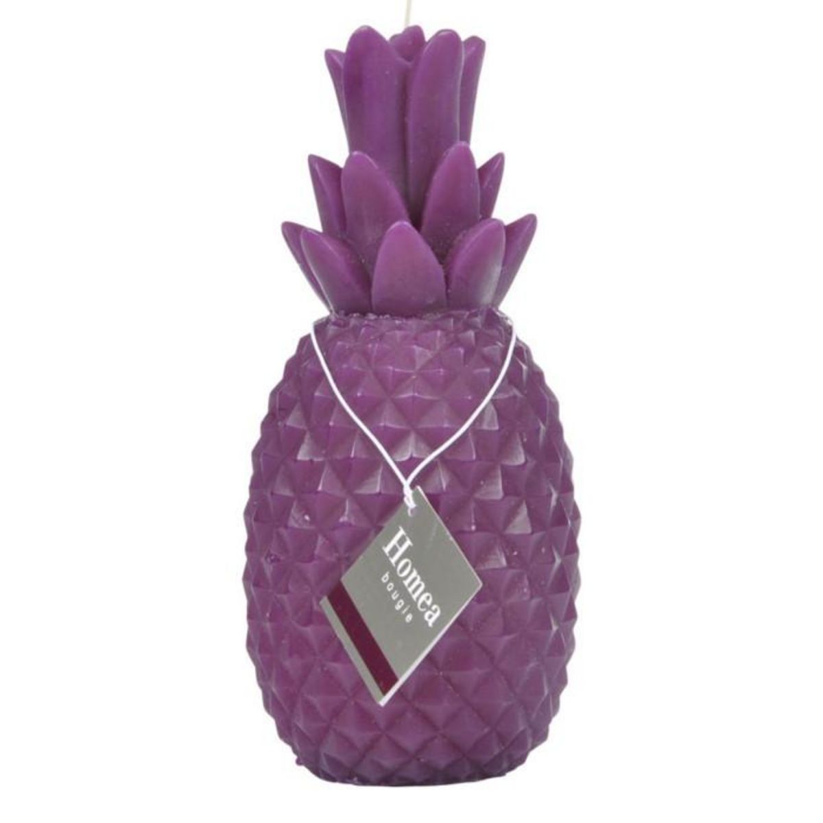 Paris Prix Bougie Déco  Ananas Tropical  20cm Violet