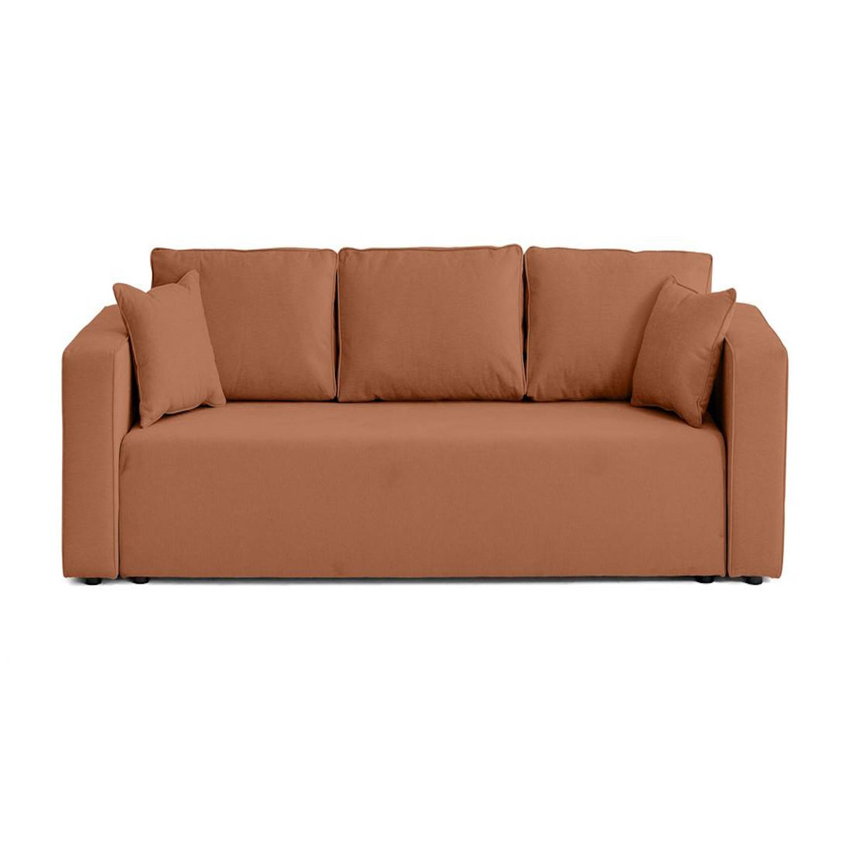 BEST MOBILIER Topaze - canapé 3 places - convertible avec coffre - en tissu