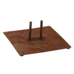 Paris Prix Pied pour Parasol en Métal  Shiva II  30cm Rouille