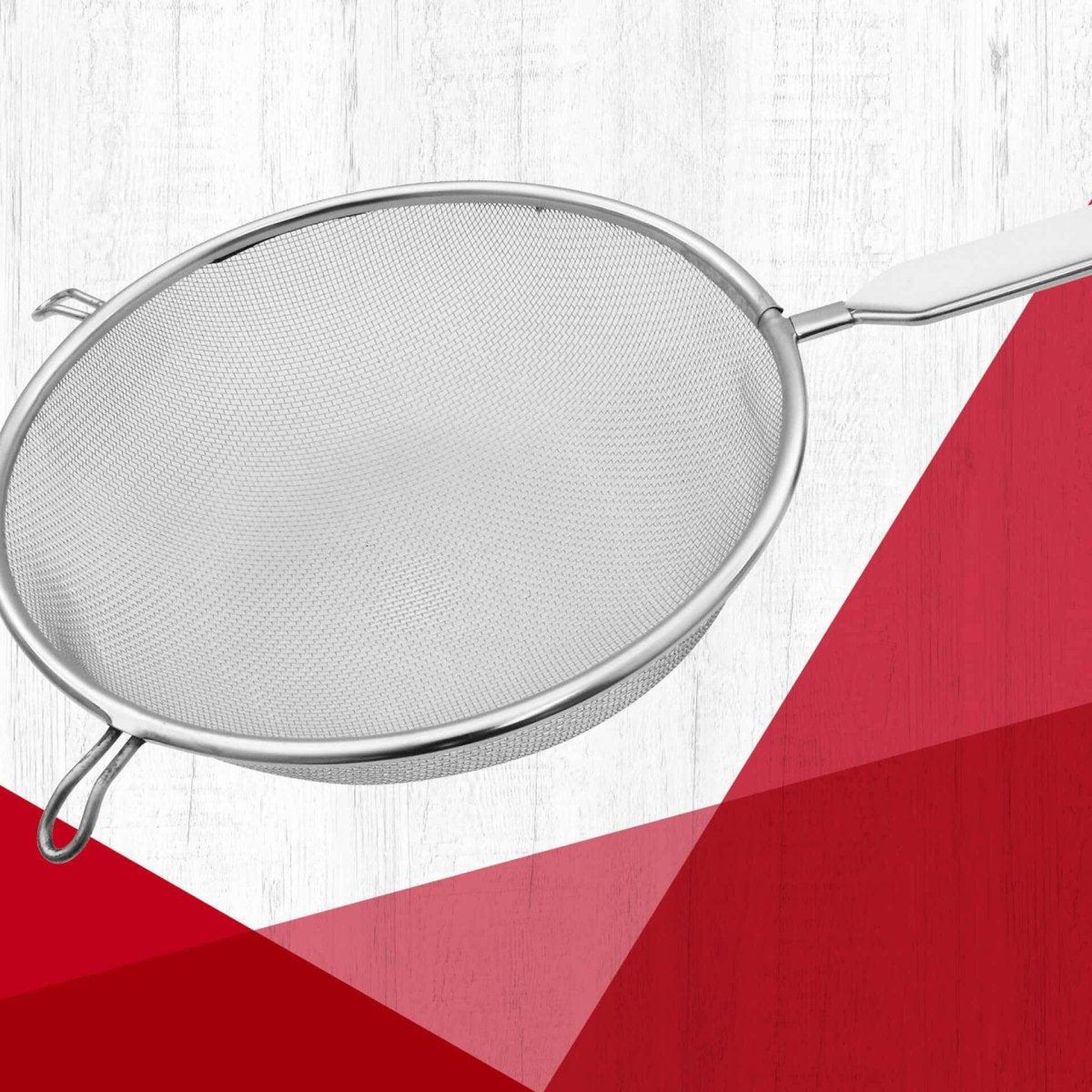 Voir la diapositive 2 : Fackelmann Passoire tamis avec manche en inox diamètre 20 cm fackelmann basic