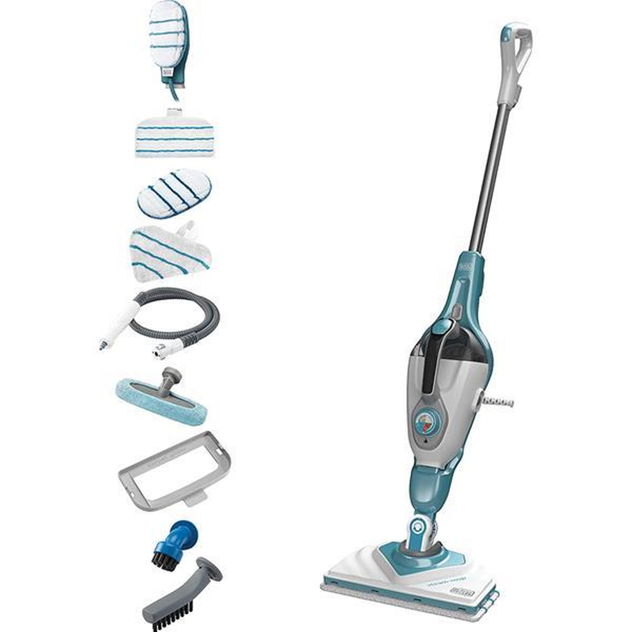 Black et Decker Nettoyeur balai vapeur 1600w bleu - BHSM166DSMQS
