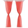 Voir la diapositive 3 : VIDAXL Rideau occultant 2 pcs Voile 140 x 225 cm Rouge