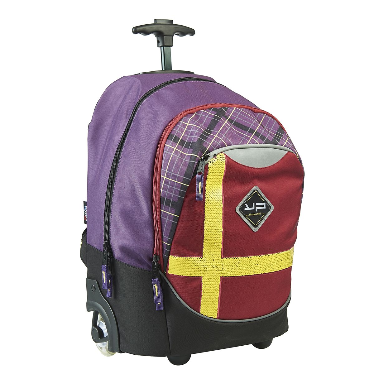 BODYPACK Sac à dos à roulettes prune