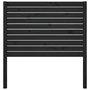 Voir la diapositive 3 : VIDAXL Tete de lit Noir 96x4x100 cm Bois massif de pin