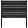 Voir la diapositive 3 : VIDAXL Tete de lit Noir 96x4x100 cm Bois massif de pin