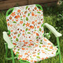 Voir la diapositive 6 : OUTSUNNY Ensemble salon de jardin enfant pliable 2 places 4 pièces motif vie de la forêt vert