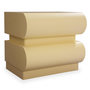 Voir la diapositive 1 : Paris Prix Table de Chevet 2 Tiroirs  Sherazade  45cm Beige